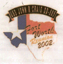 Reunion lapel pin 2002 FortWorth, TX