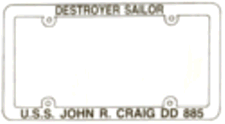 License Plate Holder
